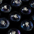 Starry Astronaut Keycaps（DOM-height 1U）Crystal Resin Drops Keycap