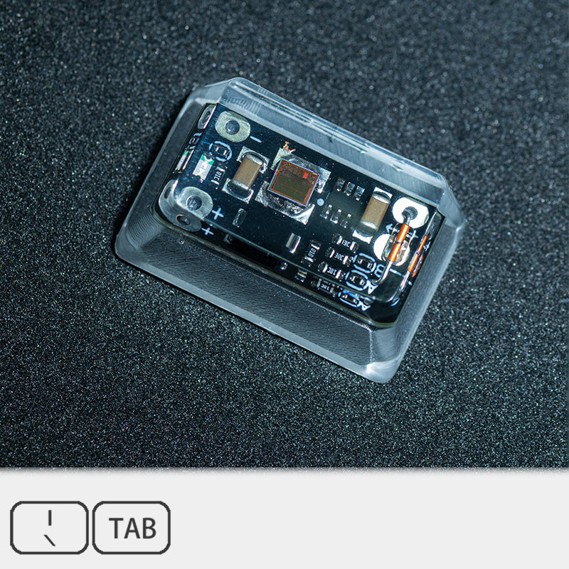 Black circuit board keycaps（Cherry OEM XDA-height）Crystal Resin Drops Keycap