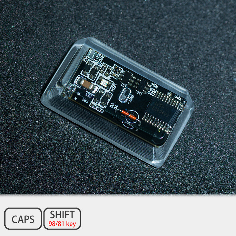 Black circuit board keycaps（Cherry OEM XDA-height）Crystal Resin Drops Keycap