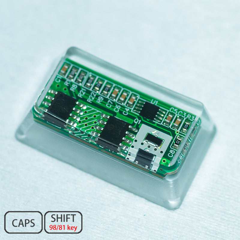 green circuit board keycaps（Cherry OEM XDA-height）Crystal Resin Drops Keycap