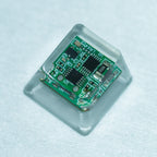 green circuit board keycaps（Cherry OEM XDA-height）Crystal Resin Drops Keycap
