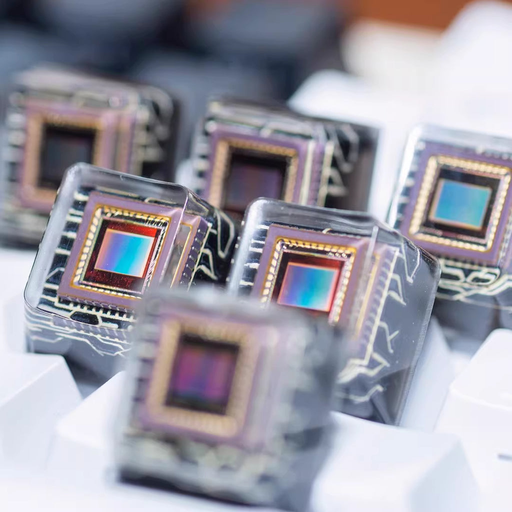 CMOS keycaps（Cherry OEM XDA SA-height  ESC 1U）Crystal Resin Drops Keycap