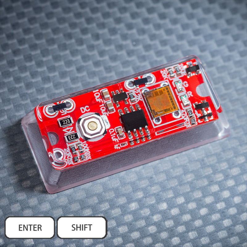 Red Circuit Board Artisan Keycaps