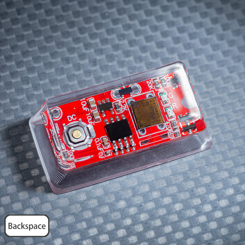Red Circuit Board Artisan Keycaps