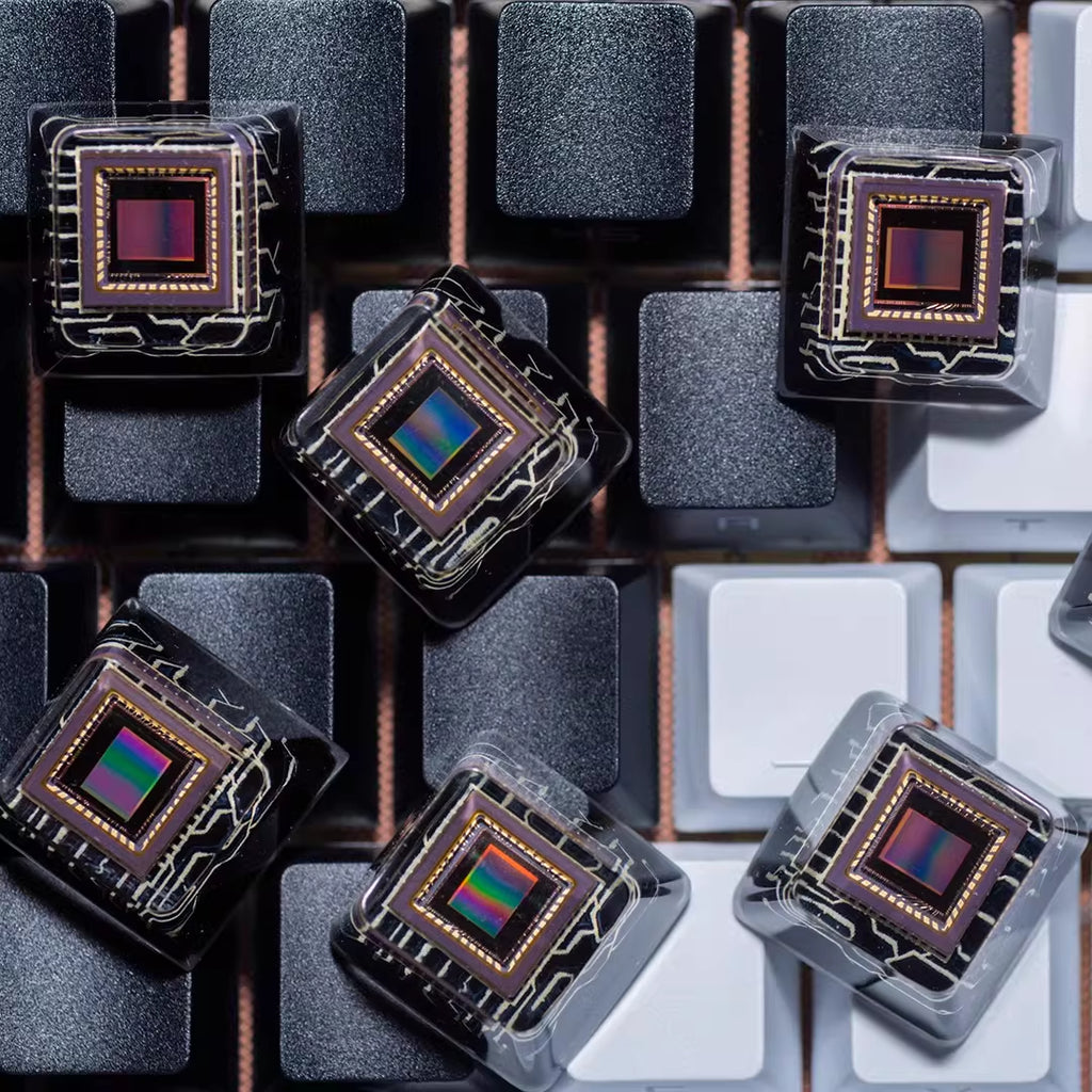 CMOS keycaps（Cherry OEM XDA SA-height  ESC 1U）Crystal Resin Drops Keycap