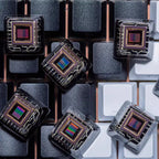 CMOS keycaps（Cherry OEM XDA SA-height  ESC 1U）Crystal Resin Drops Keycap