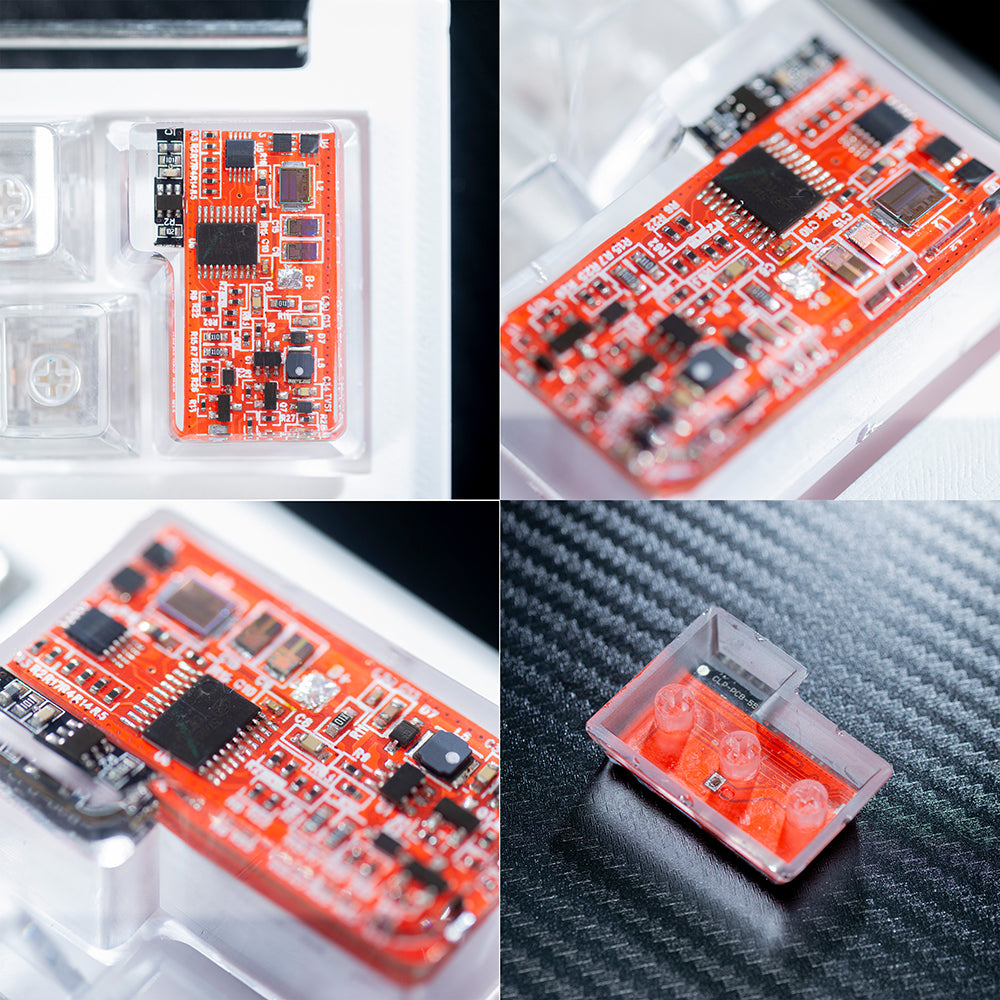 circuit board keycaps（OEM height ISO Enter）Crystal Resin Drops Keycap
