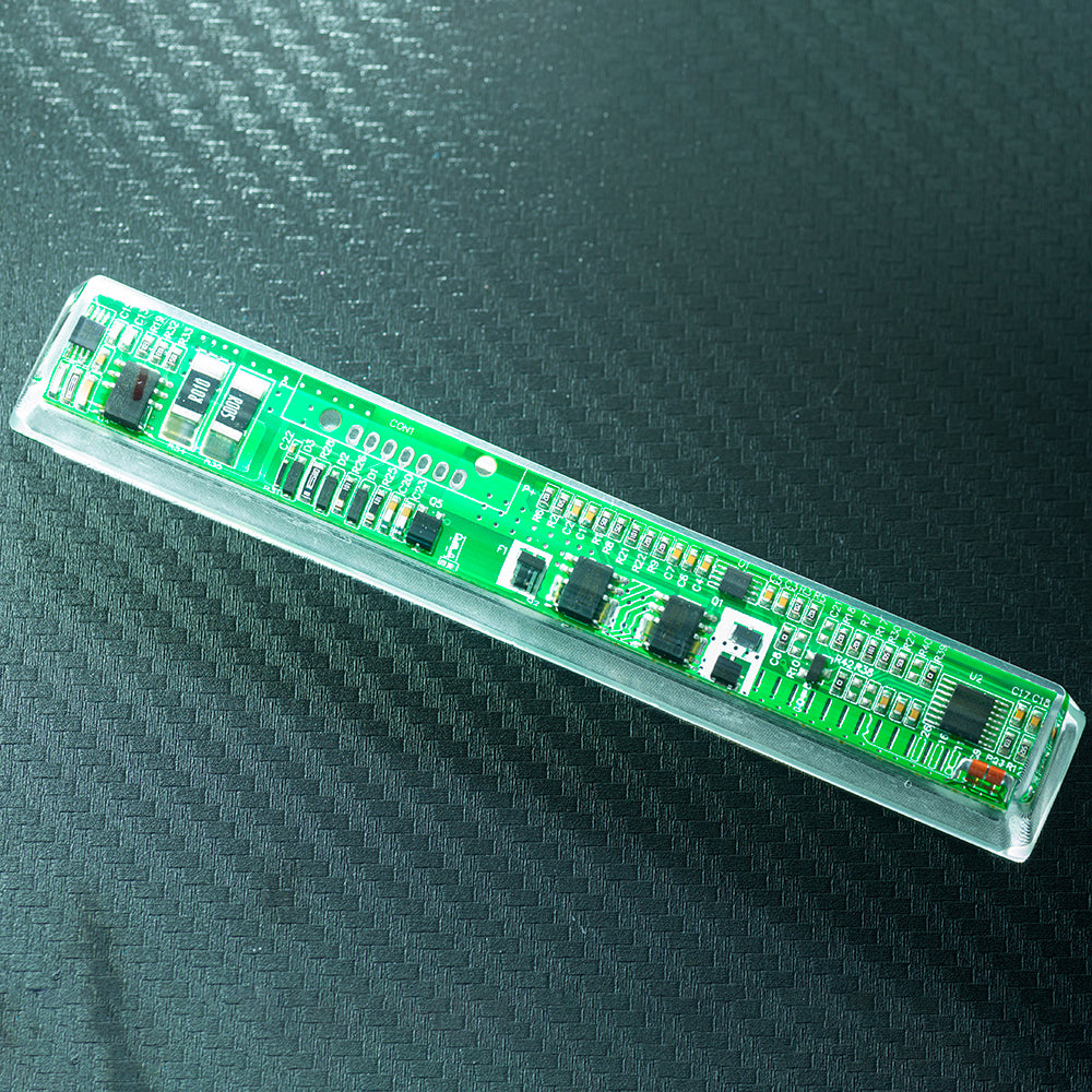 green circuit board keycaps（Cherry OEM XDA-height）Crystal Resin Drops Keycap