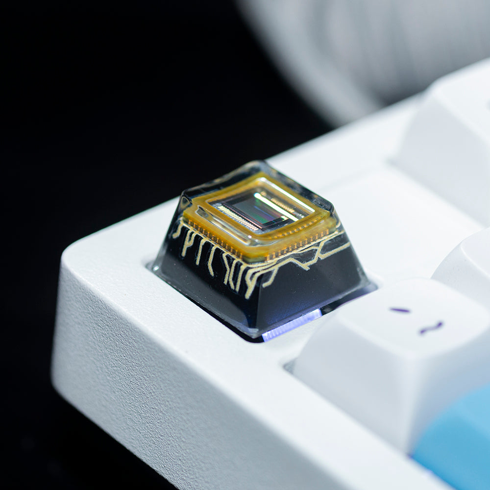 CMOS personalized keycaps,Chip Resin Keycap: Cherry R4, OEM R4, XDA height.