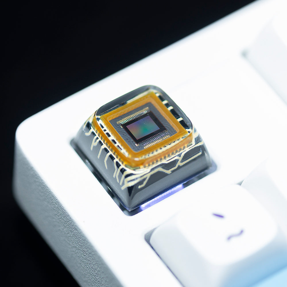 CMOS personalized keycaps,Chip Resin Keycap: Cherry R4, OEM R4, XDA height.