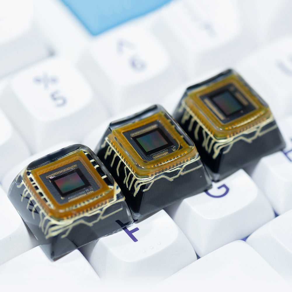 CMOS personalized keycaps,Chip Resin Keycap: Cherry R4, OEM R4, XDA height.