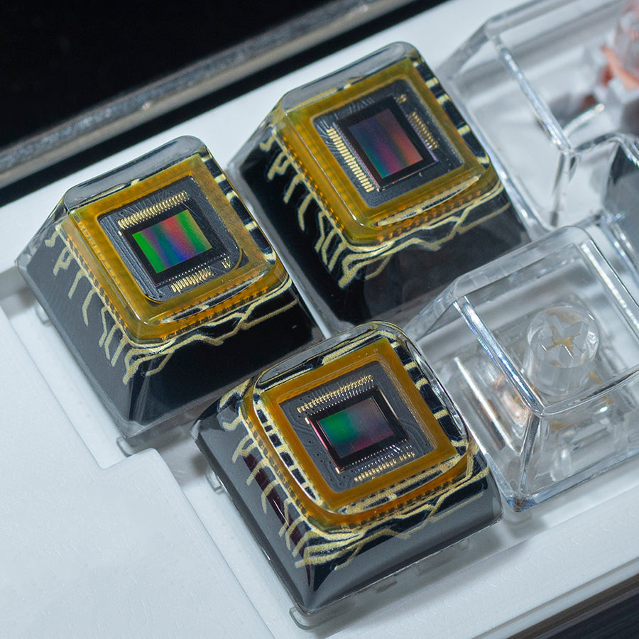 CMOS personalized keycaps,Chip Resin Keycap: Cherry R4, OEM R4, XDA height.