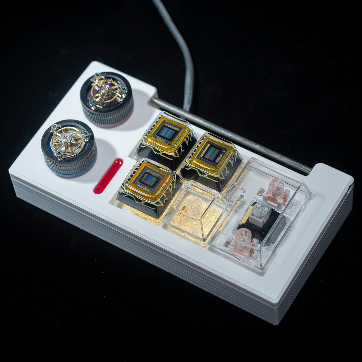 CMOS personalized keycaps,Chip Resin Keycap: Cherry R4, OEM R4, XDA height.