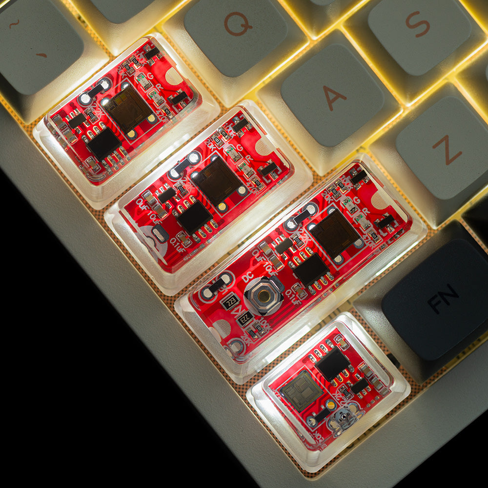 Red Circuit Board Artisan Keycaps