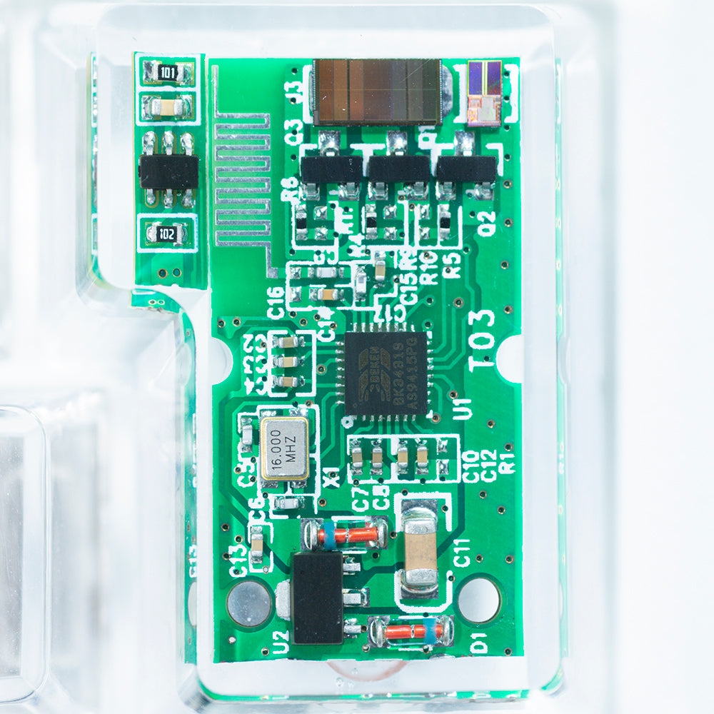 green circuit board keycaps（OEM height ISO Enter）Crystal Resin Drops Keycap