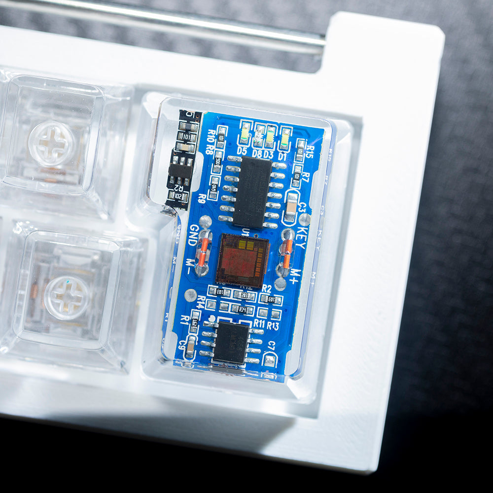 circuit board keycaps（OEM height ISO Enter）Crystal Resin Drops Keycap