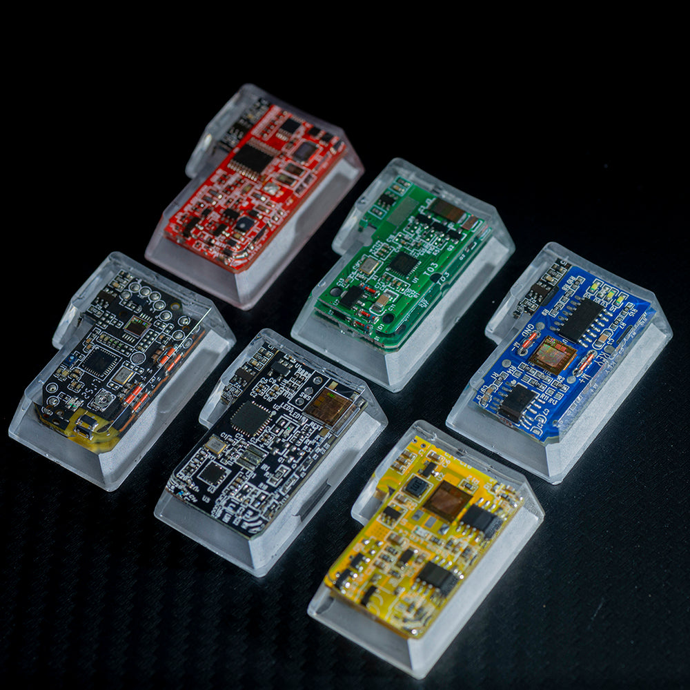 circuit board keycaps（OEM height ISO Enter）Crystal Resin Drops Keycap