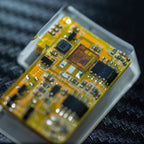 yellow circuit board keycaps（OEM height ISO Enter）Crystal Resin Drops Keycap