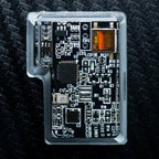 black circuit board keycaps（OEM height ISO Enter）Crystal Resin Drops Keycap