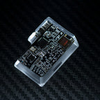 black circuit board keycaps（OEM height ISO Enter）Crystal Resin Drops Keycap