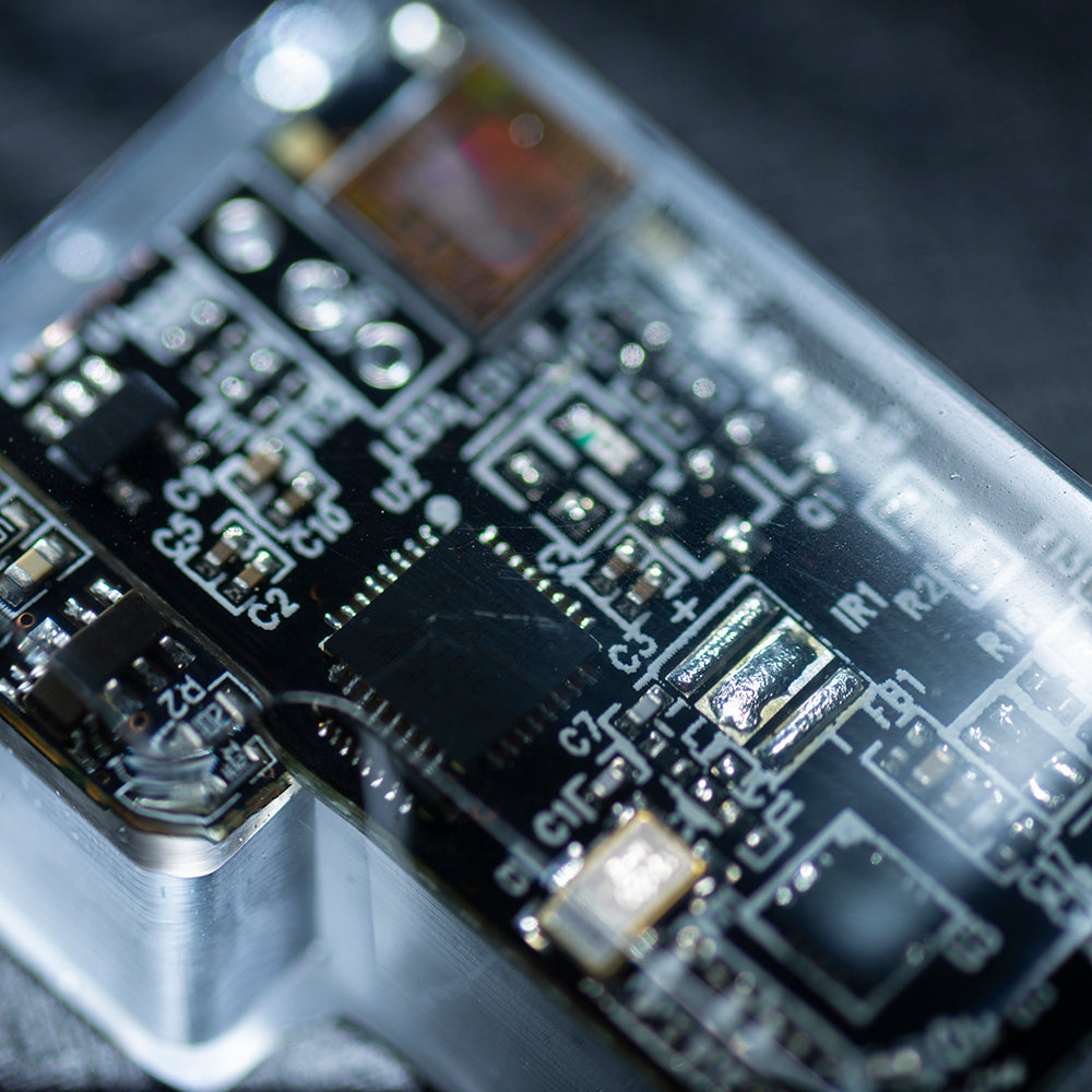 black circuit board keycaps（OEM height ISO Enter）Crystal Resin Drops Keycap