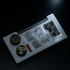 black circuit board keycaps（OEM height ISO Enter）Crystal Resin Drops Keycap