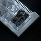black circuit board keycaps（OEM height ISO Enter）Crystal Resin Drops Keycap