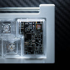 black circuit board keycaps（OEM height ISO Enter）Crystal Resin Drops Keycap