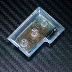 blue circuit board keycaps（OEM height ISO Enter）Crystal Resin Drops Keycap