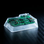 green circuit board keycaps（OEM height ISO Enter）Crystal Resin Drops Keycap