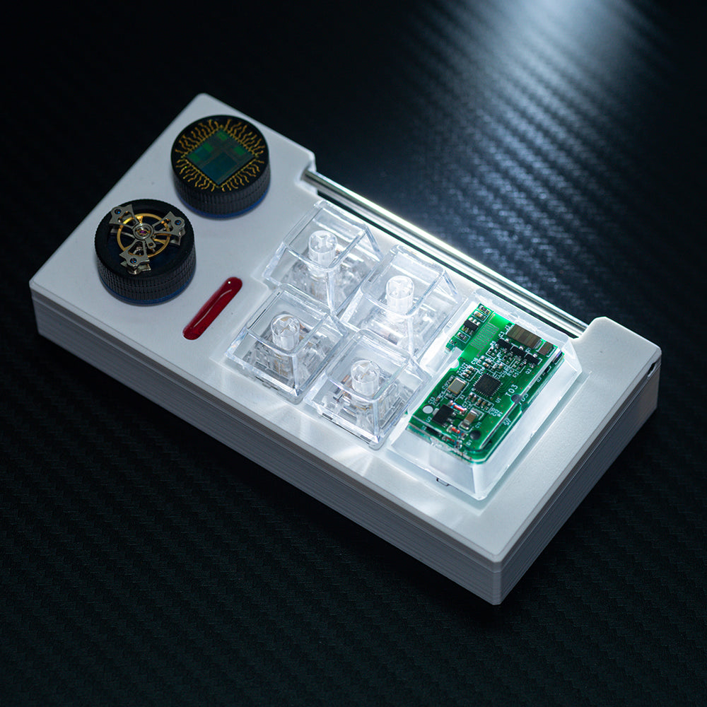 green circuit board keycaps（OEM height ISO Enter）Crystal Resin Drops Keycap