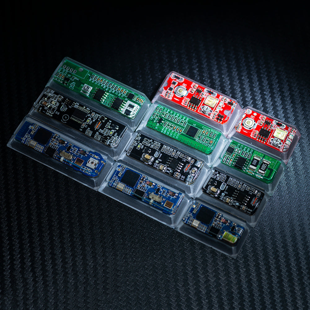 circuit board keycaps（Cherry-height R1 spacebar 2.75U 2.25U 1.75U）Crystal Resin Drops Keycap