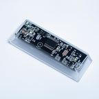 black circuit board keycaps（Cherry-height R1 spacebar 2.75U 2.25U 1.75U）Crystal Resin Drops Keycap