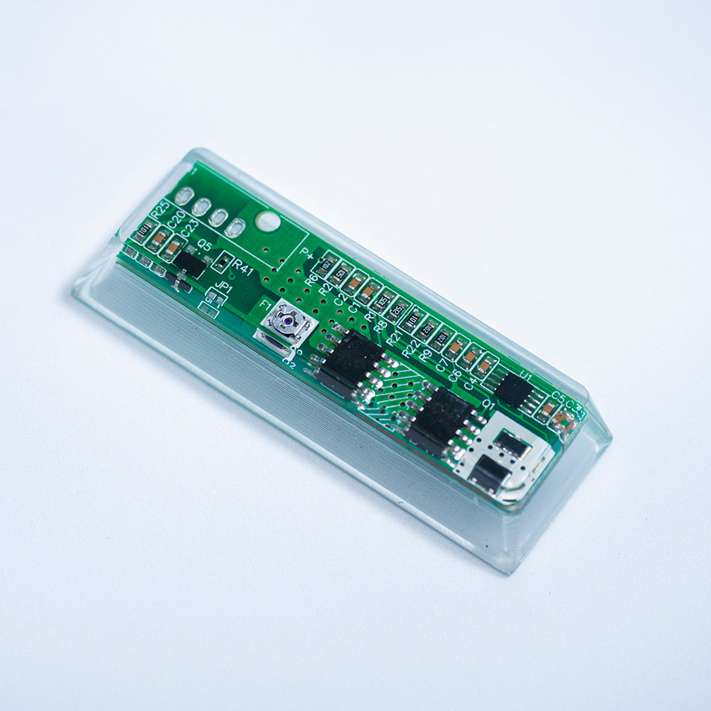 green circuit board keycaps（Cherry-height R1 spacebar 2.75U 2.25U 1.75U）Crystal Resin Drops Keycap