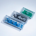 circuit board keycaps（Cherry-height R1 spacebar 2.75U 2.25U 1.75U）Crystal Resin Drops Keycap