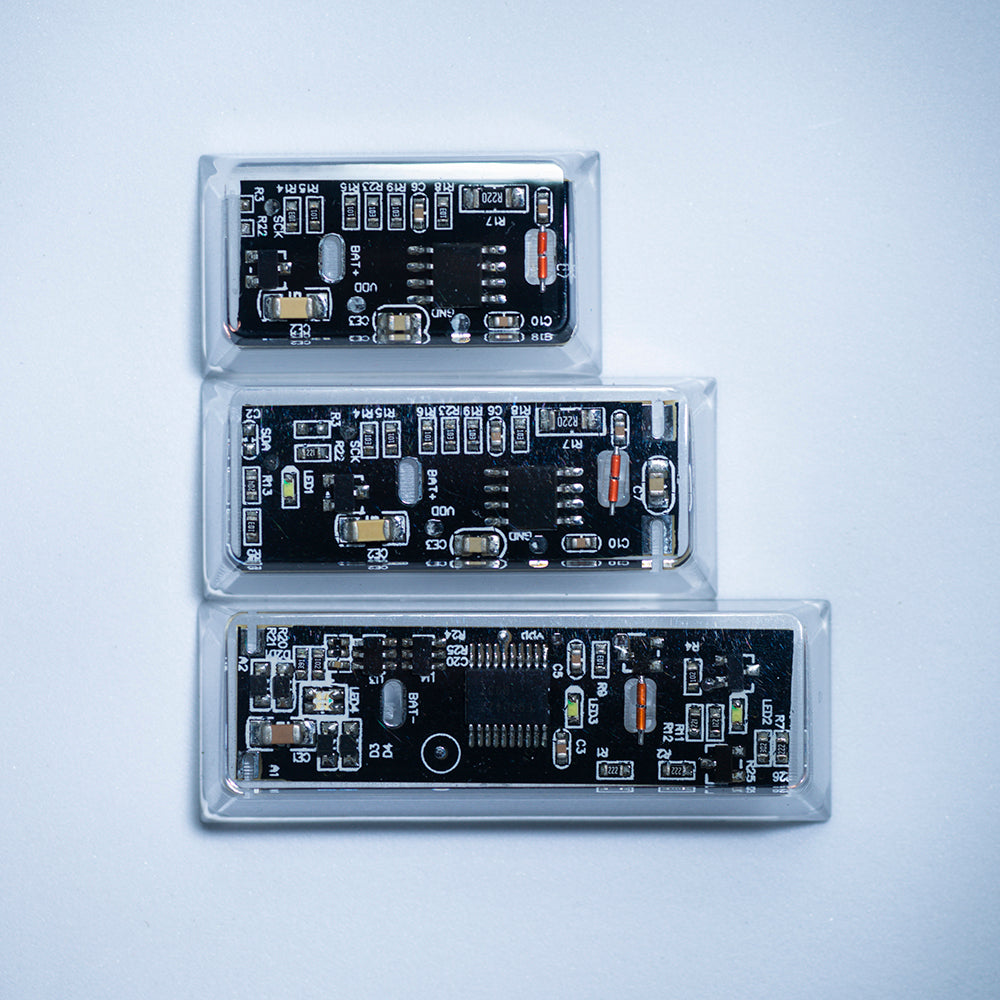black circuit board keycaps（Cherry-height R1 spacebar 2.75U 2.25U 1.75U）Crystal Resin Drops Keycap
