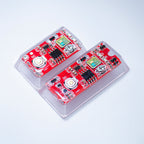 red circuit board keycaps（Cherry-height R1 spacebar 2.75U 2.25U 1.75U）Crystal Resin Drops Keycap