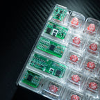 green circuit board keycaps（Cherry OEM XDA SA-height）Crystal Resin Drops Keycap