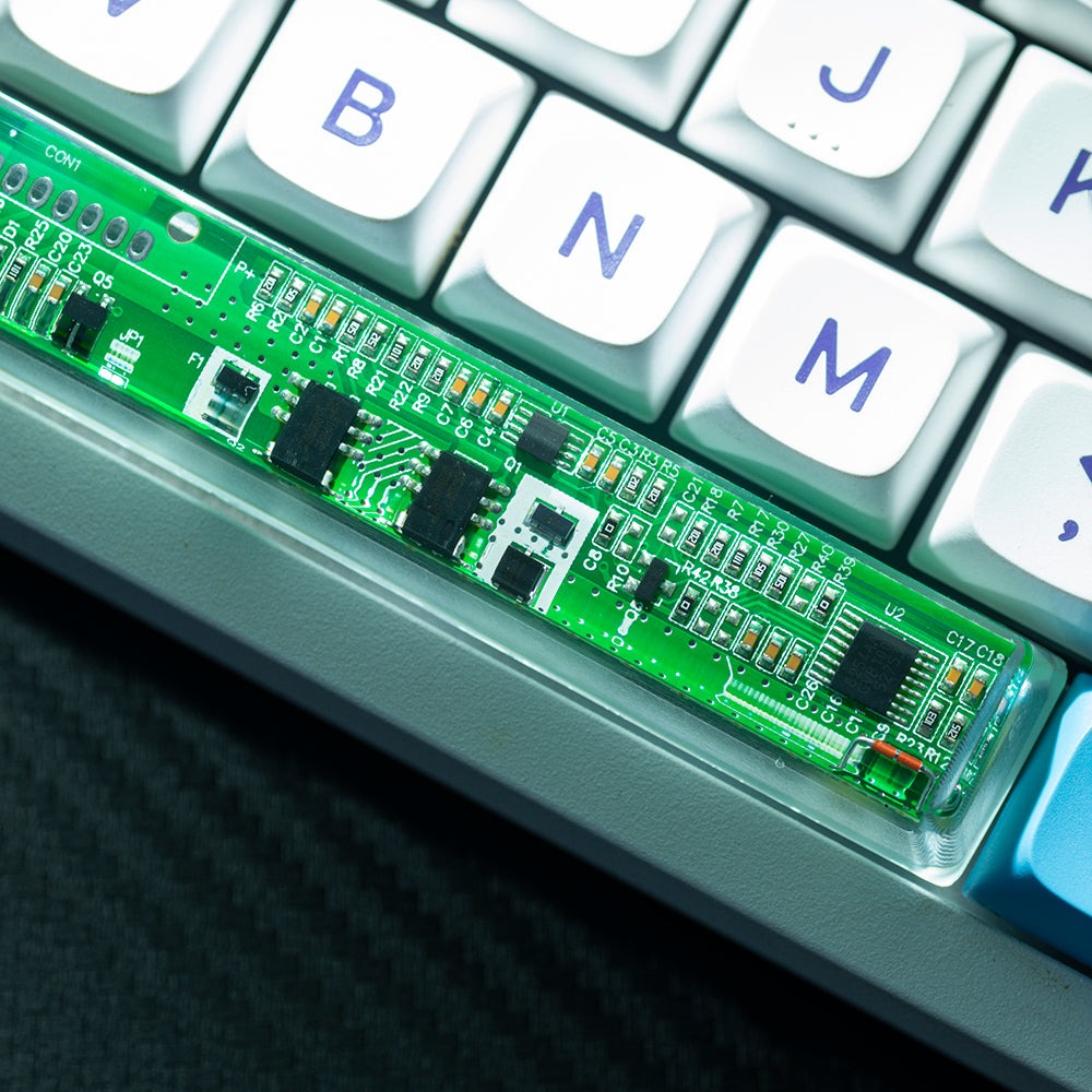 green circuit board keycaps（Cherry OEM XDA SA-height）Crystal Resin Drops Keycap