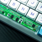 green circuit board keycaps（Cherry OEM XDA SA-height）Crystal Resin Drops Keycap