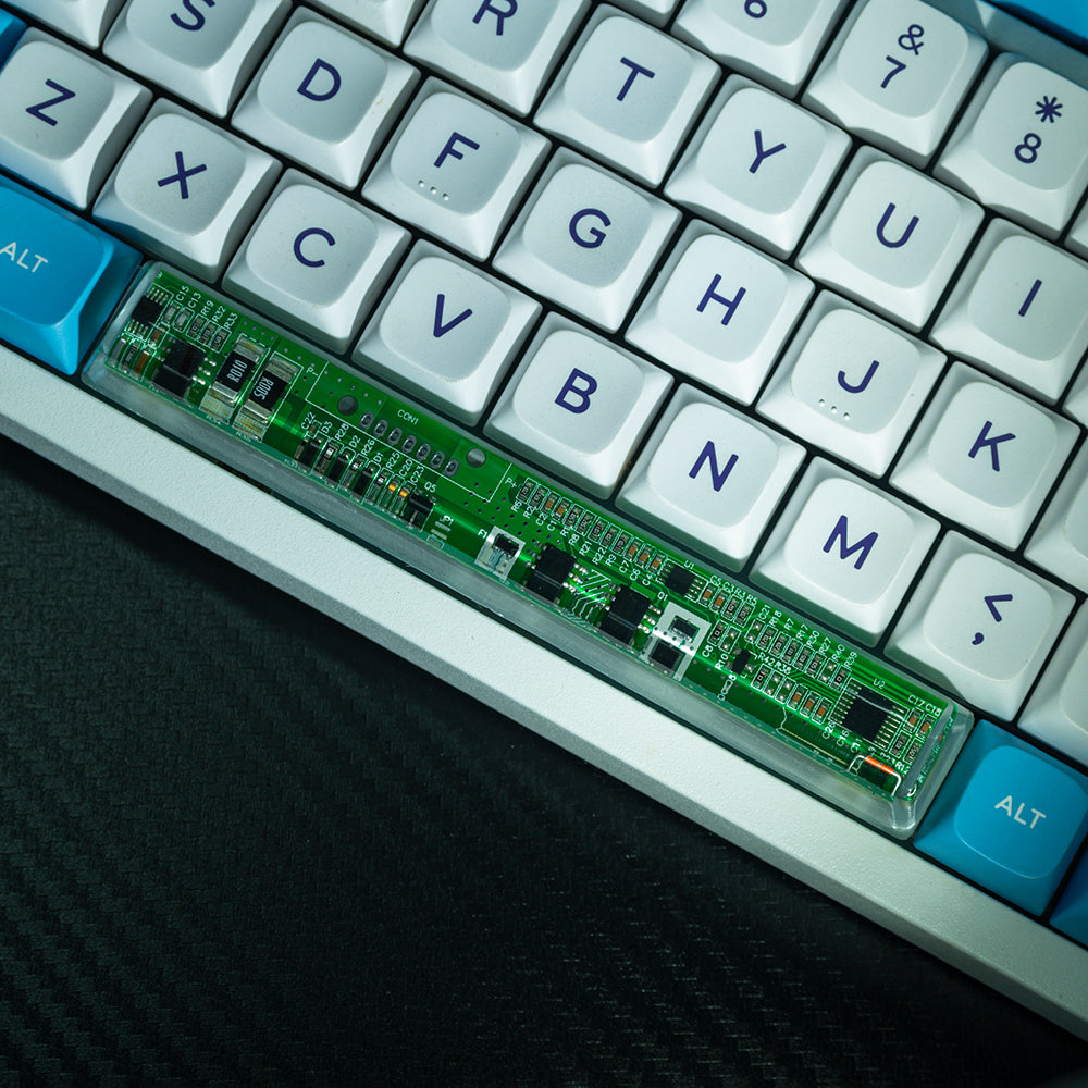 green circuit board keycaps（Cherry OEM XDA SA-height）Crystal Resin Drops Keycap