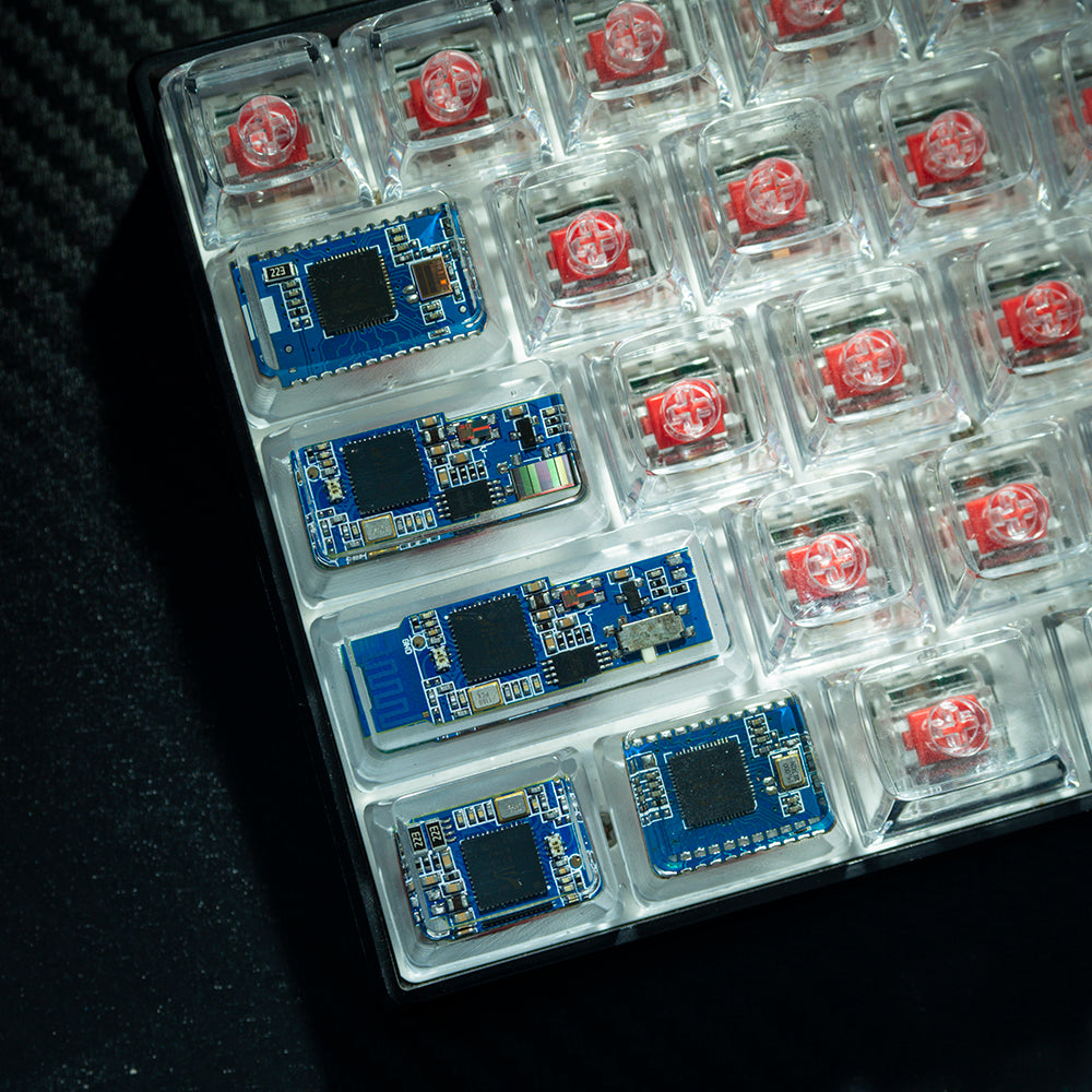 Blue Circuit Board Artisan Keycaps