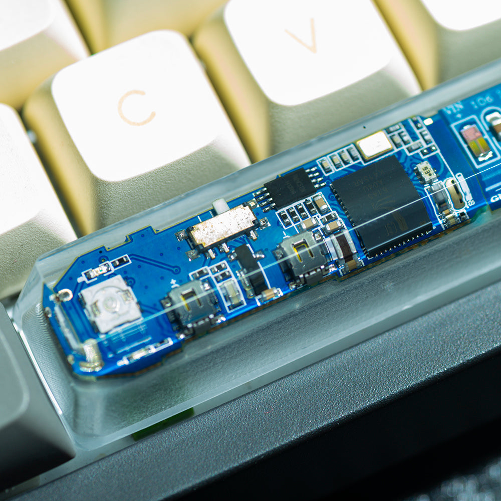 Blue Circuit Board Artisan Keycaps