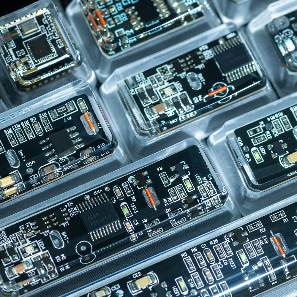 Black Circuit Board Artisan Keycap