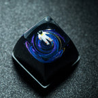 Starry Astronaut Keycaps（SA R1-height 1U）Crystal Resin Drops Keycap