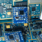 Blue Circuit Design Camera Hot Shoe Dust Cover