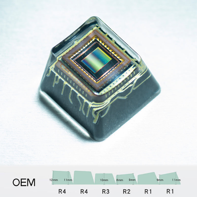 CMOS keycaps（Cherry OEM XDA SA-height  ESC 1U）Crystal Resin Drops Keycap