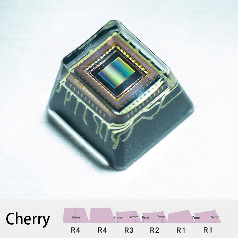 CMOS keycaps（Cherry OEM XDA SA-height  ESC 1U）Crystal Resin Drops Keycap