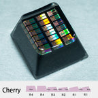 chip keycaps（Cherry OEM XDA SA-height  ESC 1U）Crystal Resin Drops Keycap